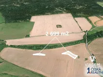 Prodej pole, Vrčeň, 2699 m2