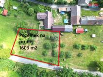 Prodej pozemku pro bydlení, Hrazany, 1603 m2