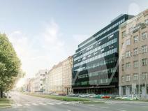 Pronájem kanceláře, Praha - Karlín, Sokolovská, 342 m2