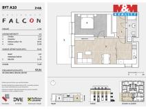 Prodej bytu 2+kk, Mělník, Sokolská, 58 m2
