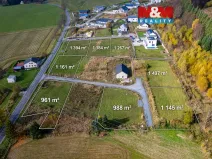 Prodej pozemku pro bydlení, Jeseník, 1184 m2