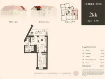 Prodej bytu 2+kk, Praha - Nusle, V Horkách, 41 m2