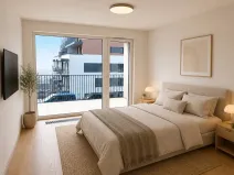 Pronájem bytu 1+kk, Praha - Řeporyje, Haenkeho, 31 m2