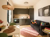 Pronájem bytu 1+kk, Praha - Strašnice, Michelangelova, 37 m2