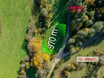 Prodej komerčního pozemku, Zděchov, 970 m2