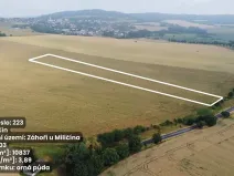 Prodej pole, Miličín, 10972 m2