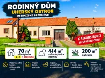 Prodej rodinného domu, Uherský Ostroh, 70 m2