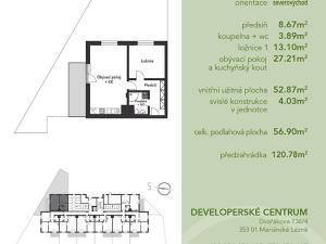 Prodej bytu 2+kk, Mariánské Lázně, Chebská, 57 m2