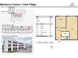 Prodej bytu 2+kk, Velké Přílepy, 60 m2