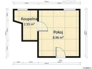 Pronájem bytu 1+kk, Šumperk, Dobrovského, 16 m2