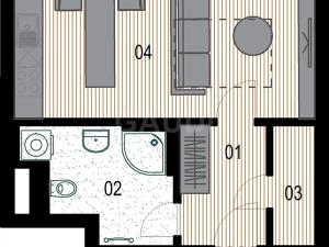 Prodej bytu 1+kk, Praha - Vysočany, 35 m2