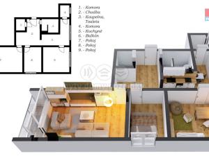 Prodej bytu 3+1, Jablonec nad Nisou, Lužická, 66 m2