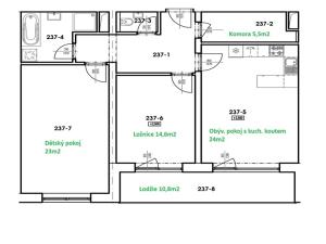 Prodej bytu 3+kk, Třešť, Nádražní, 91 m2