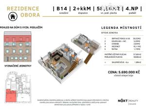 Prodej atypického bytu, Příbram, Špitálská, 54 m2