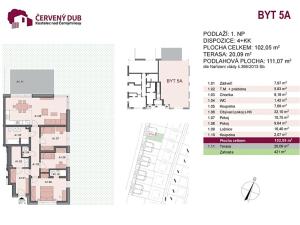 Prodej bytu 4+kk, Kostelec nad Černými lesy, Červený dub, 102 m2