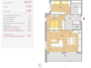 Prodej bytu 3+kk, Praha - Modřany, Mezi Vodami, 86 m2