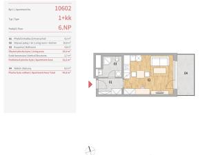 Prodej bytu 1+kk, Praha - Modřany, Mezi Vodami, 30 m2