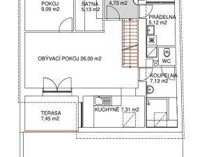 Prodej rodinného domu, Jáchymov, Komenského, 162 m2