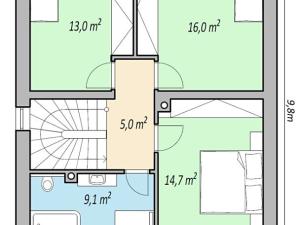 Prodej rodinného domu, Hory, 121 m2