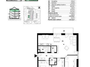 Prodej bytu 4+kk, Husinec - Řež, K Pískovně, 113 m2