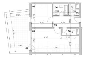 Prodej bytu 2+kk, Karlovy Vary, 60 m2