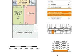 Prodej bytu 2+kk, Olomouc, Aloise Rašína, 61 m2