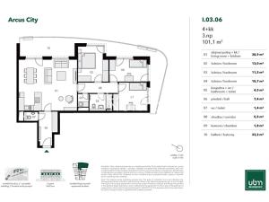 Prodej bytu 4+kk, Praha - Stodůlky, U Řepory, 95 m2