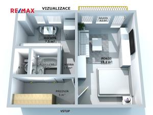 Prodej bytu 1+1, Orlová, Masarykova třída, 42 m2