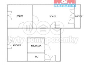 Prodej bytu 2+1, Krupka - Maršov, Karla Čapka, 63 m2