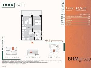 Prodej bytu 2+kk, Kladno, Ke Křížku, 44 m2