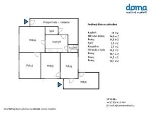 Prodej rodinného domu, Žabčice, Hřbitovní, 102 m2