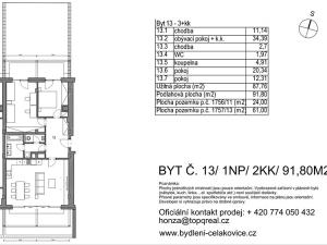 Prodej bytu 3+kk, Čelákovice, Křižíkova, 88 m2