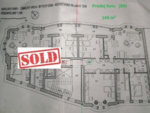 Prodej bytu 4+kk, Karlovy Vary, Zámecký vrch, 144 m2