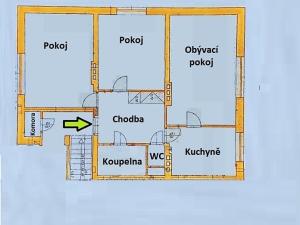 Prodej bytu 3+1, Pacov, Nádražní, 73 m2