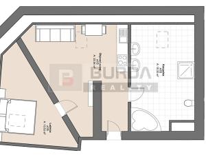 Pronájem bytu 2+kk, Neratovice, 60 m2