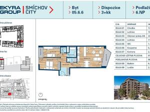 Prodej bytu 3+kk, Praha - Smíchov, Šiklové, 82 m2