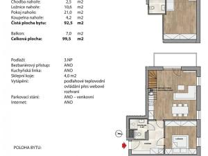 Prodej bytu 4+kk, Loučná pod Klínovcem, 92 m2