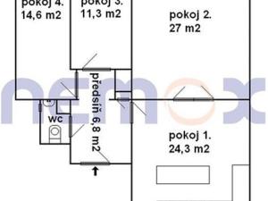 Prodej bytu 4+kk, Brno, Masarykova, 91 m2