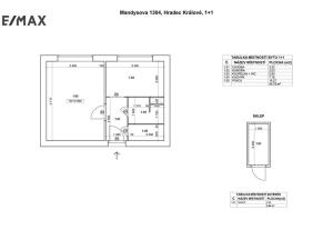 Prodej bytu 1+1, Hradec Králové - Nový Hradec Králové, Mandysova, 32 m2
