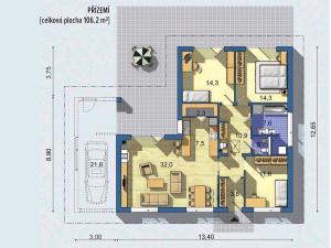 Prodej rodinného domu, Pardubice, Rybitevská, 106 m2