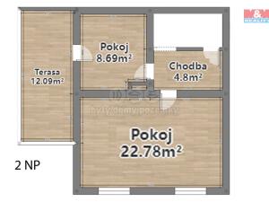 Prodej rodinného domu, Poběžovice, náměstí Míru, 81 m2