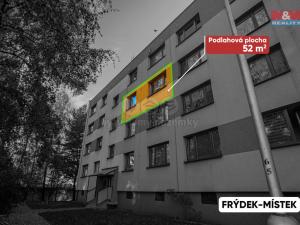 Prodej bytu 2+1, Frýdek-Místek - Místek, Pionýrů, 52 m2