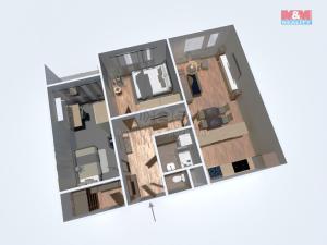 Prodej bytu 3+kk, Praha - Modřany, Vazovova, 62 m2