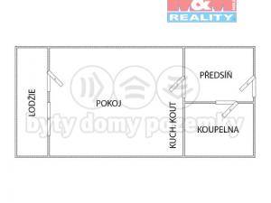 Pronájem bytu 1+kk, Moravský Beroun, gen. Svobody, 28 m2