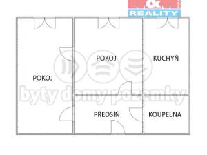 Prodej bytu 2+1, Most, tř. Budovatelů, 61 m2