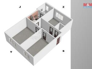 Prodej bytu 3+1, Karlovy Vary - Dvory, Chebská, 73 m2