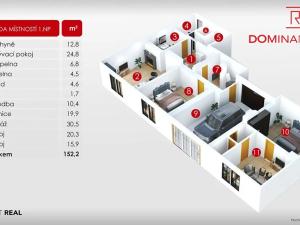 Prodej rodinného domu, Kožušice, 229 m2