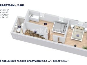 Prodej bytu 4+kk, Vrchlabí, Horská, 90 m2