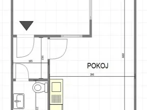 Pronájem bytu 1+kk, Uherský Brod, Komenského, 28 m2