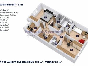 Prodej bytu 6+kk a větší, Praha - Jinonice, Na Hutmance, 196 m2